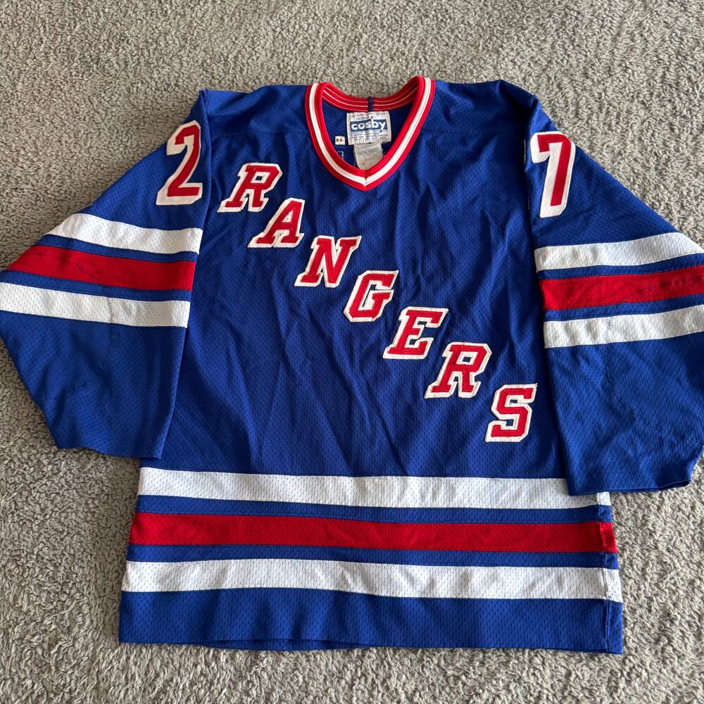 Vintage Gerry Cosby CCM Alexi Kovalev NHL New York Rangers Jersey Mens 44